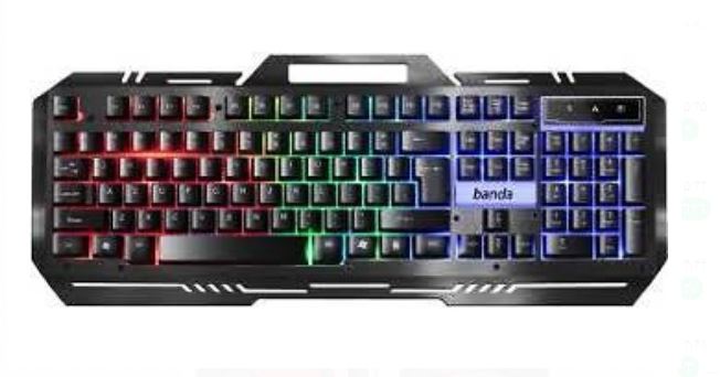 کی برد گیمی سیم دار BANDA V-5 RGB