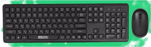 کیبورد و ماوس بی سیم SADATA SKM-3401