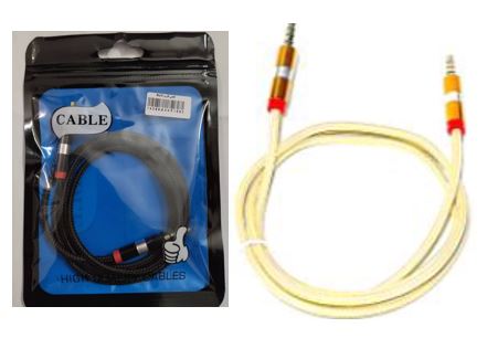 کابل AUX کنفی سر فلزی