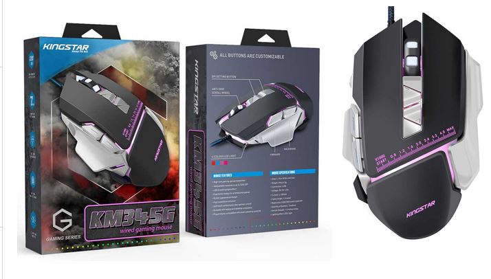 ماوس سیم دار گیمی KINGSTAR KM-345G