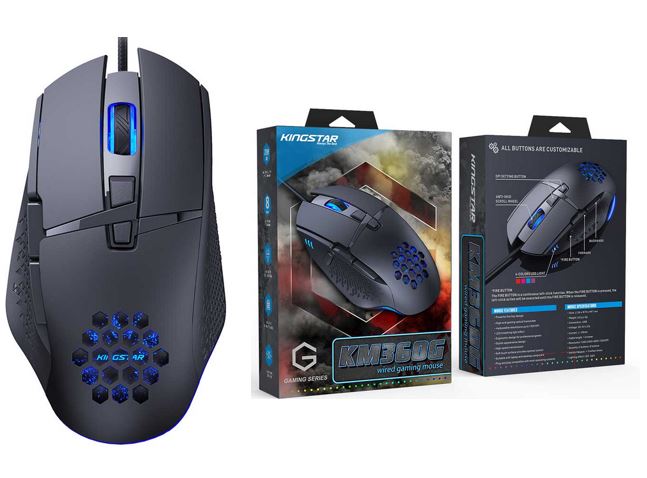 ماوس سیم دار گیمی KINGSTAR KM-360G