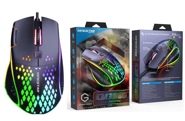 ماوس سیم دار گیمی KINGSTAR KM-380G
