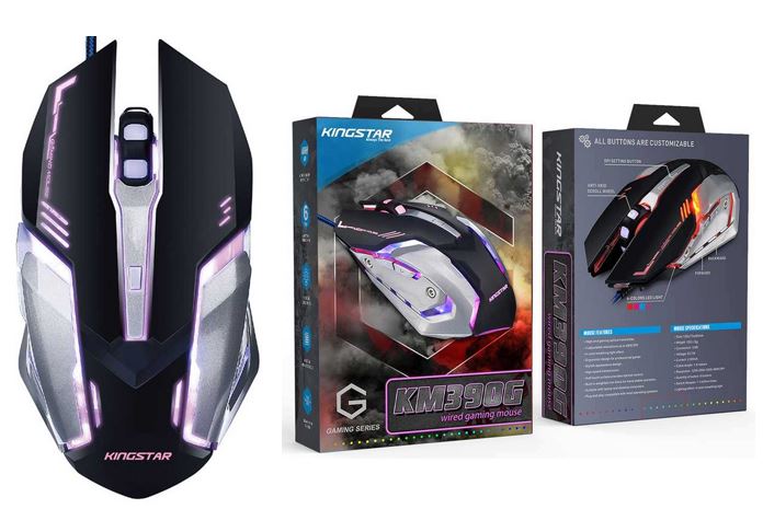 ماوس سیم دار گیمی KINGSTAR KM-390G