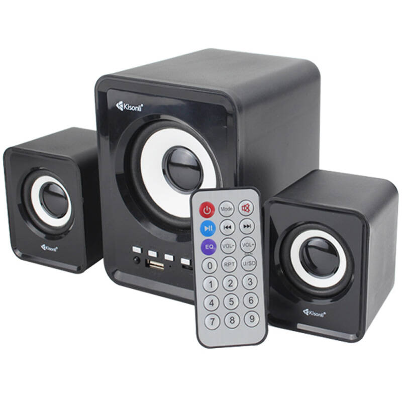 اسپیکر سه تیکه بلوتوثی/ رم /فلش KISONLI U-2800BT