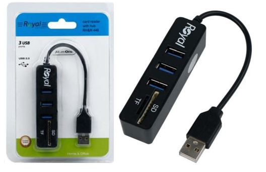 هاب +رم ریدر کمبو ROYAL R448