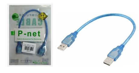 کابل Usb دو سر نری 30 سانتی P-NET