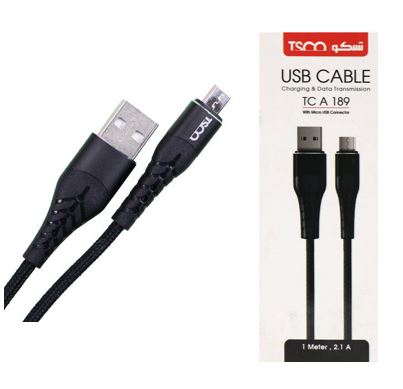 کابل شارژ و دیتا اندرویدی TSCO TCA-189
