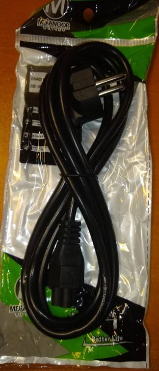 کابل برق لپ تاپ 1.5متری MDIANOOR