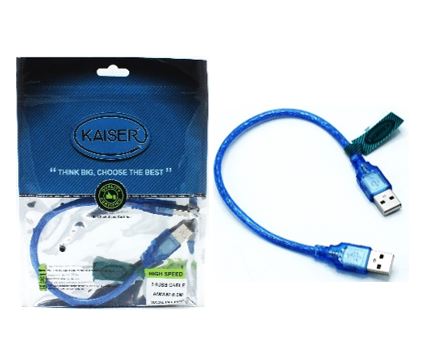کابل لینک KAISER USB2 30cm شیلدار