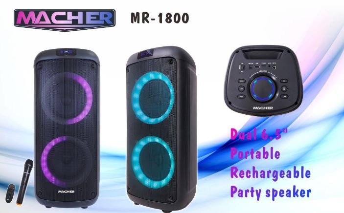 اسپیکر پارتی باکس MACHER MR-1800