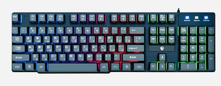 کیبورد سیم دار گیمی فراسو BEYOND kb-2100 RGB