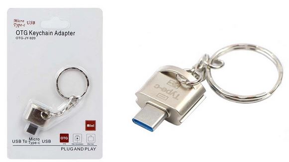 تبدیل OTG TYPE-C فلزی JY-920