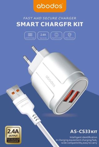 شارژر با کابل abodos AS-CS 33 MICRO