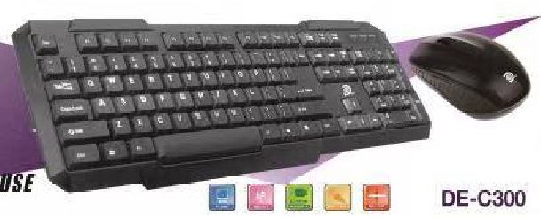 کی برد و ماوس بی سیم DELTA DE-C300
