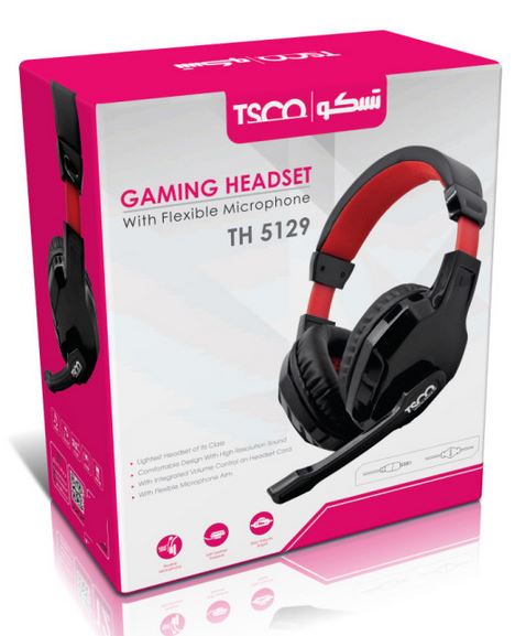 هدست سیم دار گیمی TSCO TH-5129