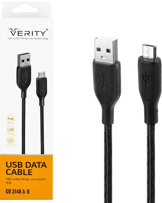 کابل شارژر اندرویدی VERITY CB 3148
