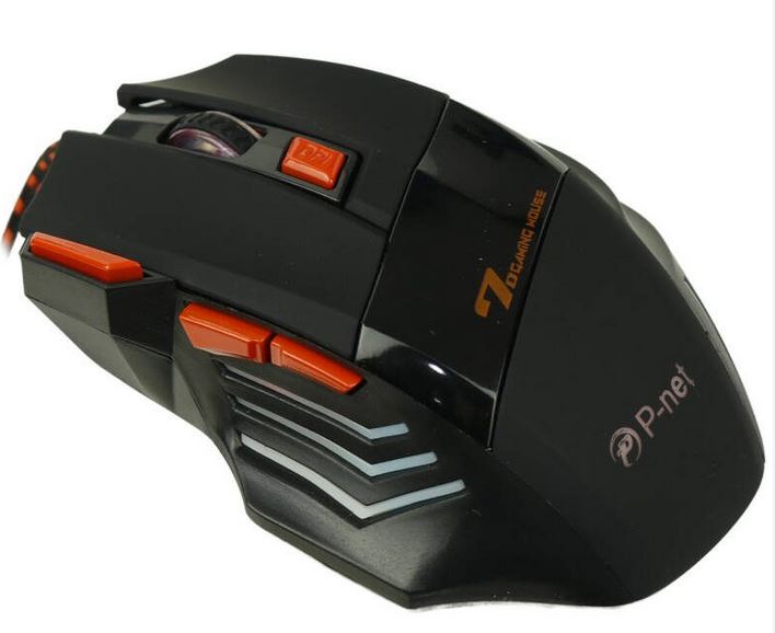 ماوس گیمی سیم دار P-NET GM-15+پد ماوس گیمی