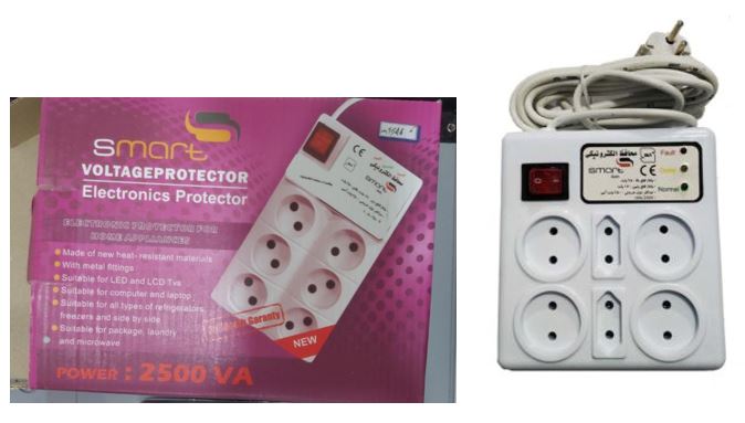 محافظ برق 6خانه با کابل 3متری SMART 1030/6030