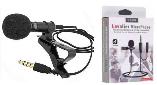 میکروفن یقه ایی M-01گیره فلزیLAVALIER