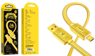 کابل شارژر فست KAKUSIGA KSC-801 MICRO 1.2M