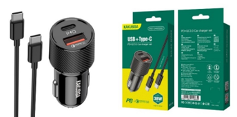 شارژر فندکی باکابل KAKUSIGA KSC-678 PD TYPE-C TO TYPE-C 20W