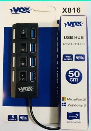 هاب 4 پورت VOX X-816