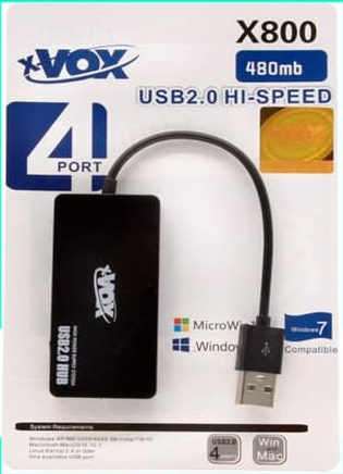 هاب 4 پورت VOX X-800