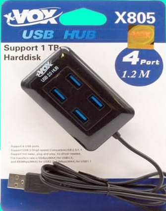 هاب 4 پورت VOX X-805