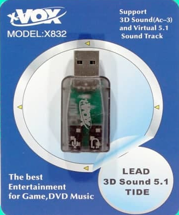 کارت صدا VOX X-832