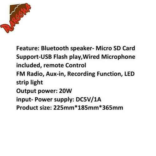 اسپیکر چمدانی KINGSTAR KBS410