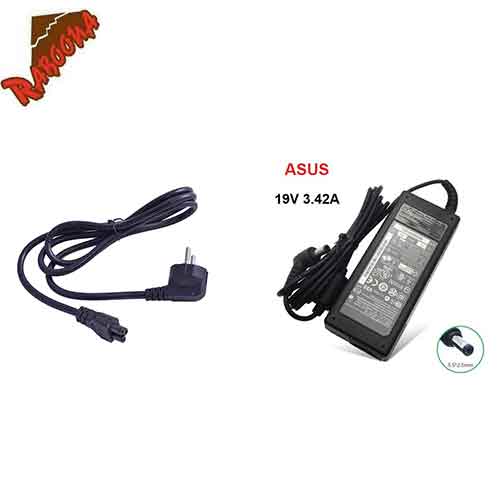 آداپتور با کابل برق ASUS 19V 3.42A درجه یک