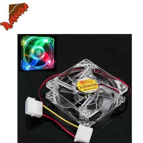 فن 8*8 شیشه ای چراغ دار