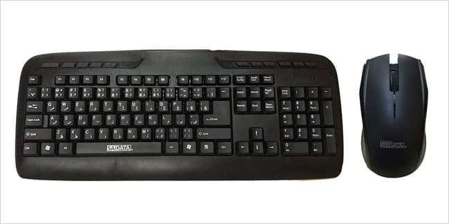 کیبورد و ماوس بی سیم SADATA -1554WL multi