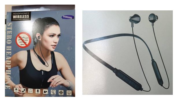 هندزفری بلوتوثی گردنی SAMSUNG پک نقرآبی