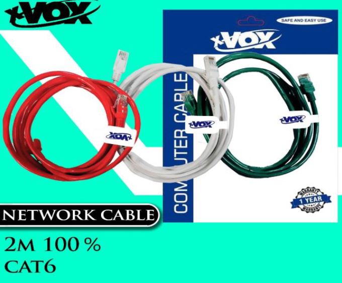 کابل شبکه CAT6 2M VOX