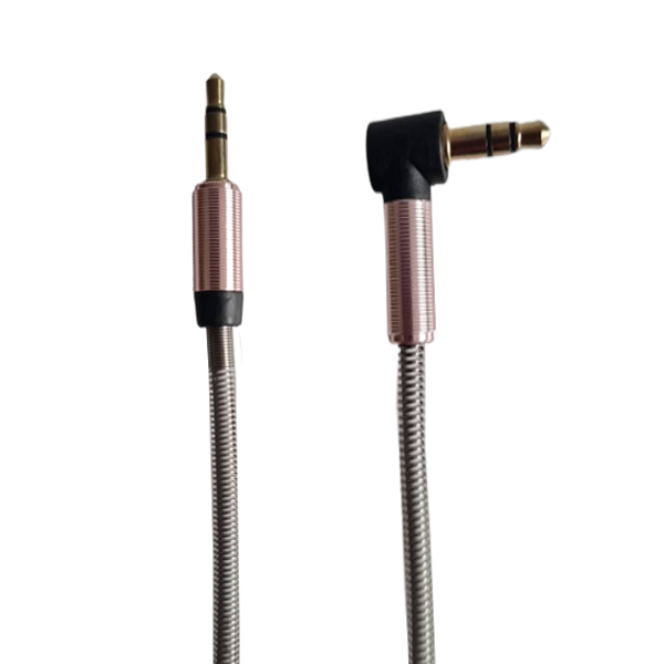 کابل AUX صدا بدنه فلزی سر چپقی