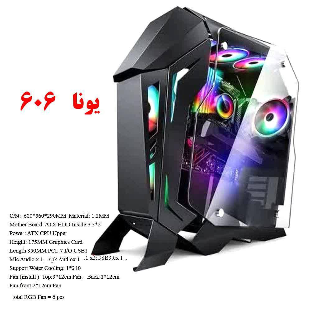 کیس گیمینگ یونا مدل UN606