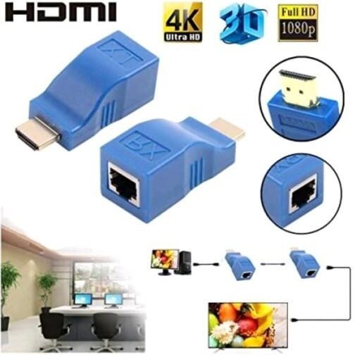 اکستندر lan to hdmi تبدیل افزایش طول HDMI تحت شبکه 30 متری