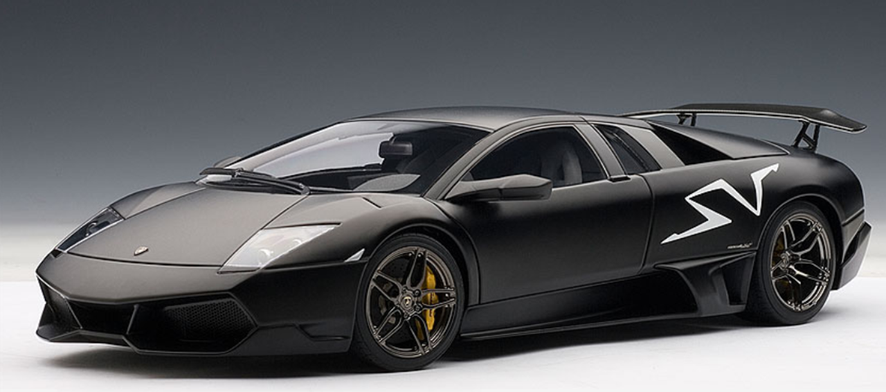 Lamborghini murcielago LP670-4 SV black