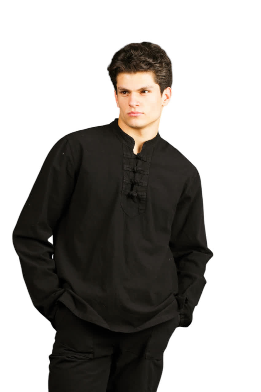 پیراهن چهار گره مشکی سایز 2