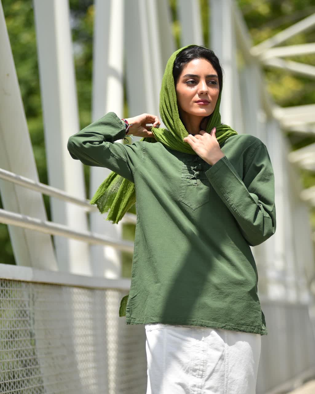 پیراهن چهار گره یشمی سایز 6