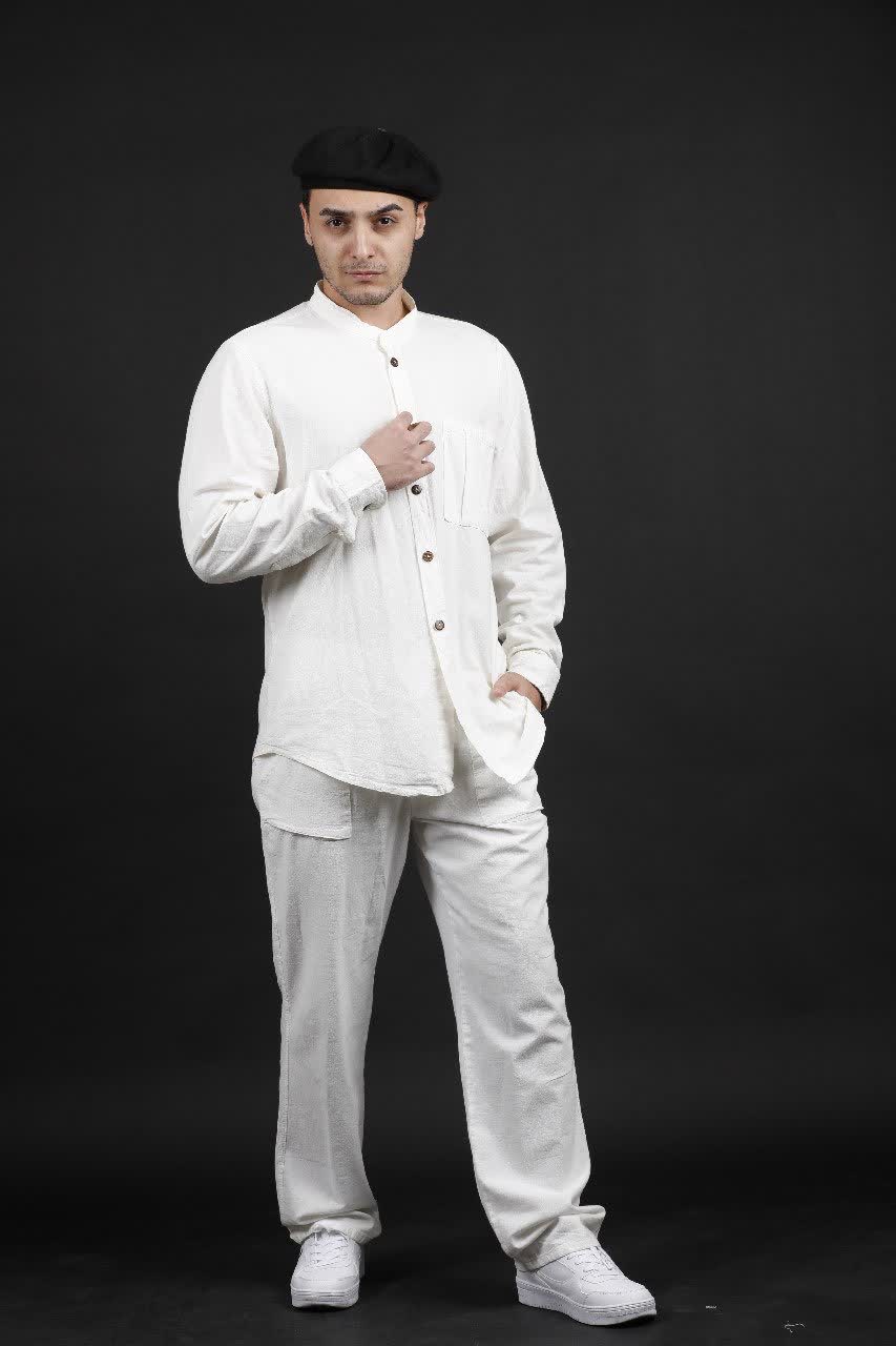 شلوار پارسا شیری سایز 4