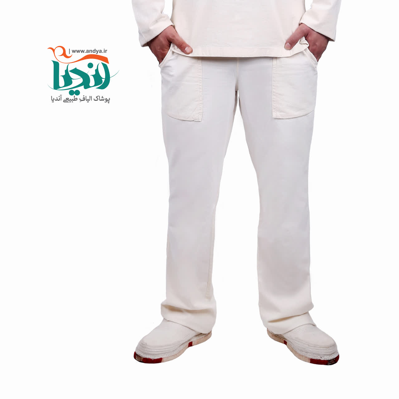 شلوار پارسا شیری سایز 6